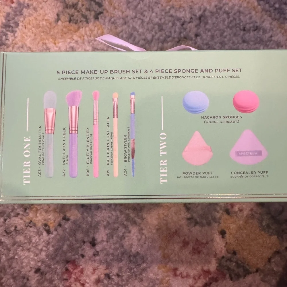 Spectrum Patisserie Pastel Makeup Brush Set